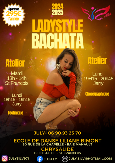 affiche lady style rentée 2024 2025